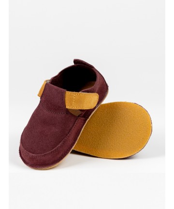 Pantofi Barefoot ERDA Burgundy